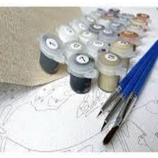 Parla Zumruduankanin Dogusu Sayılarla Boyama Seti Rulo 40 x 50 cm