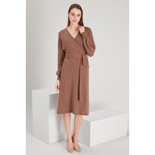 Alexander Gardi Alexandergardı Kruvaze Yaka Elbise (B21-36900)