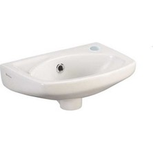 Ege Seramik Ege Lisa 28X35 Kare Lavabo Batarya Delikli