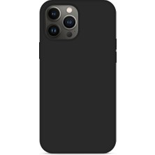 Fitcase iPhone 13 Pro Kılıf Nano Lansman Silikon Arka Kapak - Siyah