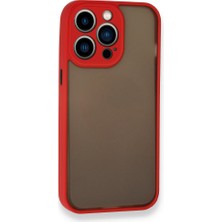 Fitcase iPhone 13 Pro Max Montrea Silikon Arka Kapak - Kırmızı