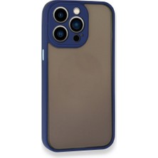 Fitcase iPhone 13 Pro Max Montrea Silikon Arka Kapak - Lacivert