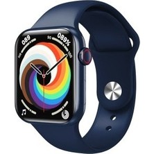 X-Ock Lacivert Watch 7 Ios ve Andoid Uyumlu, Türkçe Menülü, Konuşma, Titreşim, Nabız Ölçer Özellikli Akıllı Saat