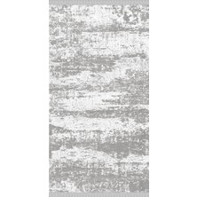 Nar Store Home Decoser 8006 Açık Gri Yıkanabilir Pamuk Tabanlı Kaymaz Kilim