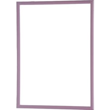 MİXEFOR Boş Çerçeve - 50CM x 70CM Iç Ölçü-Renk LİLA   Arka Yüzey 3 mm Mdf-  Ön yüzey  Kırılmaz  parlama yapmayan Antireflektif