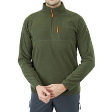 Alpinist 600508 Gamma Yarım Fermuarli Polar Haki Erkek Outdoor Poları 600508-GAMMA-YARIM-FERMUARLI-POLAR-HAKI Yeşil