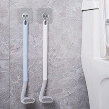 Evefix Golf Tasarımlı Silikon Wc Klozet Mutfak Temizlik Fırçası + Kanca