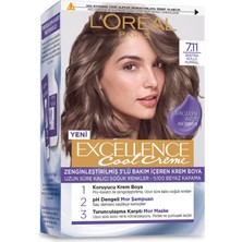 L'Oréal Paris Loreal Paris Excellence Cool Creme 7.11 Ekstra Koyu Kumral 96 ml