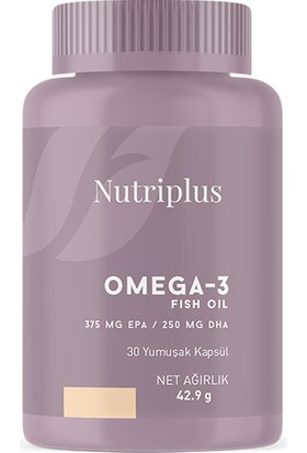 Nutrıplus Omega 3 Balık Yağı 30 Yumuşak Kapsül