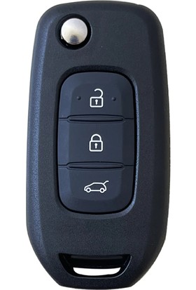 Zorbaz Yeni Renault Megane4 3 Buton Sustalı Anahtar Kabı 2016+