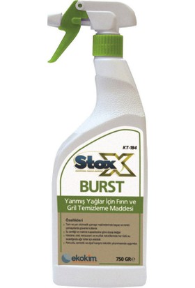 Stox Burst Yanmış Yağlar Için Fırın ve Gril Temizleme Maddesi 810 gr