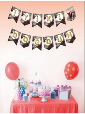 Dipak Spiderman (Örümcek Adam) Karakter Temalı Iyiki Doğdun Yazılı Banner