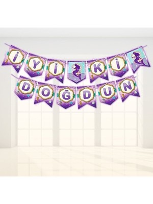 Dipak Deniz Kızı Karakter Temalı Iyiki Doğdun Yazılı Banner