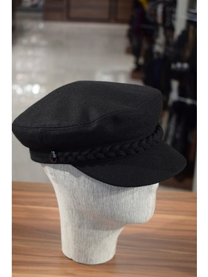 Göksu Şapka Kaşe Kaptan Kasket Şapka Yünlü Kışlık Kasket