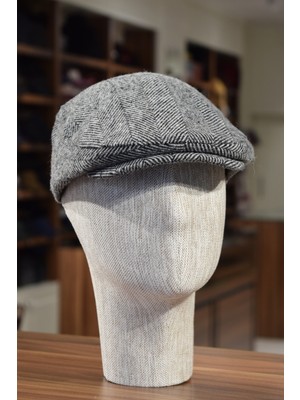 Göksu Şapka Erkek Kışlık Spor Kasket Lastikli Şapka Balıksırtı