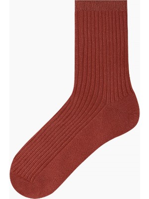 Bross Bross 6lı Renkli Floş Kadın Çorabı