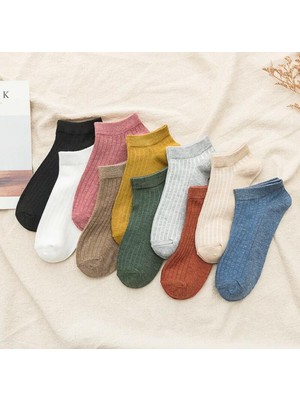 Soytemiz Çorap Bayan Patik Çorap Rahat Esnek Cotton 10 Çift