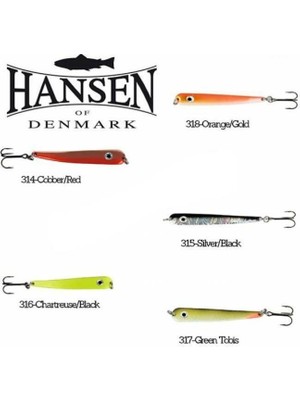 Hansen Stripper 8,5cm 22G Kaşık Uv Orange Gold