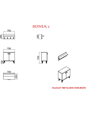 Kalender Dekor Soni̇a-1-3-4 Vesti̇yer