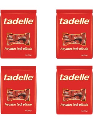 Tadelle Mini Fındık Dolgulu Sütlü Çikolata 200 gr x 4 Pk