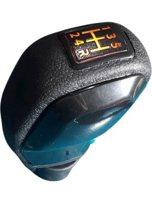 Moda Peugeot 206 207 407 307 301 Partner Siyah Turuncu LED Spor Topuz
