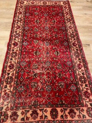 Ottoman Oushak Rugs Serpme Desen Bordürlü Burdur Uşak 205X105