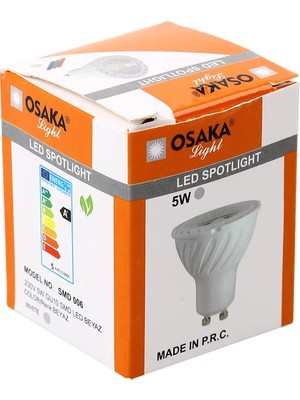 Osaka 5W GU10 LED Çanak Ampul