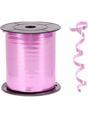 Kikajoy Rabant Şerit ( 8 mm ) -Metalik Bebek Pembe