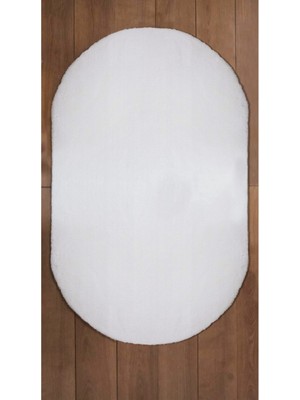 Dinarsu Loft Peluş Oval Halı 100X60