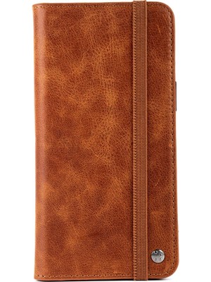 AktarMobile iPhone Se 2020 Hakiki Deri Kapaklı Cüzdan Kartlık Kılıf Çıkartılabilen Mıknatıslı Kapak Standlı Taba