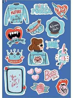 Zobar Markt Laptop Sticker Seti