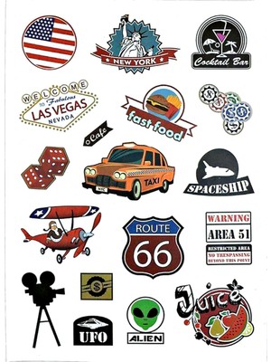 Zobar Markt Sticker Seti