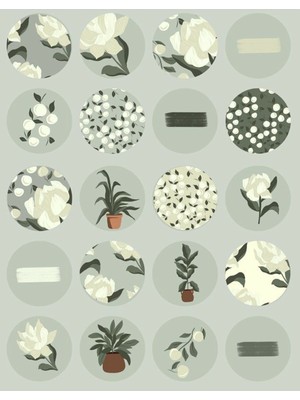 Zobar Markt Yuvarlak Sticker