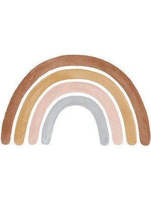 Zobar Markt Zobarmarkt Bohem Gökkuşağı Defter Ajanda Planner Laptop Sticker Seti, 12 Adet, 4 cm