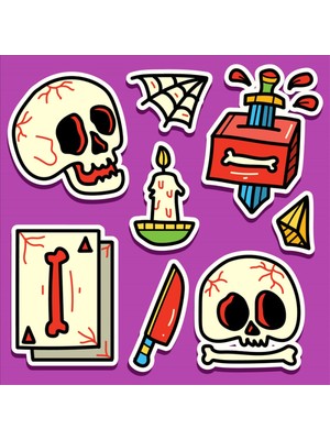 Zobar Markt Laptop - Ajanda - Tablet - Valiz - Kuru Kafa Sticker