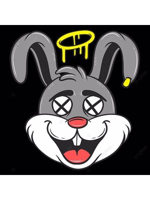 Zobar Markt Zobarmarkt Bugs Bunny Temalı Defter Ajanda Planner Laptop Sticker, 5 cm
