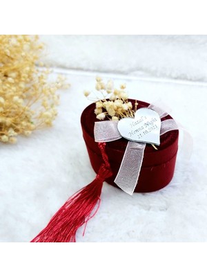 Hayaller Dükkanı 30 Adet Flok Kutu Pleksi Isimlikli Kına Gecesi Liği