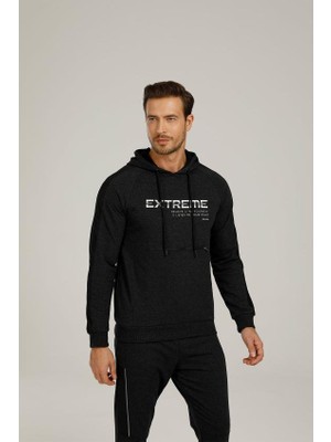 Kinetix SN577 Harry Zıp Detaıl Sl Siyah Erkek Sweatshirt