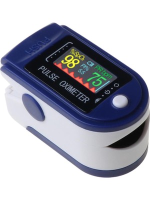 Pulse Oximetre Kalp Atış Hızı Kan Oksijen Bilgisi Ölçüm Cihazı Oximeter