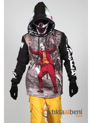 Snowsea Joker Kayak Montu ve Snowboard Hoodie / Özel Tasarım