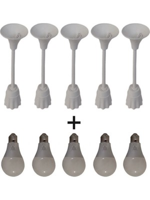 Aynur  Porselen Muhafazalı Askı Tij Takımı Ampullü