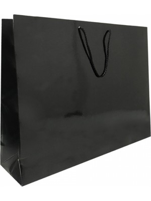 Kikajoy 54x38 Cm Karton Çanta 10lu Siyah