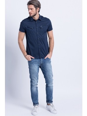 Wrangler S/s Herıtage Western Avıator Navy