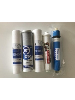 Sulook 5 Aşama Membrane Filitre Li Açıkkasa Su Arıtma Filitre Seti