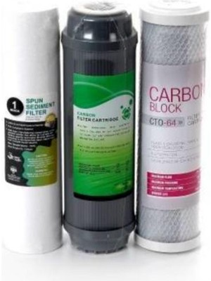 Sulook Su Arıtma Cihazı Yedek Filtre Seti 3 Aşama Çift Karbonlu Set