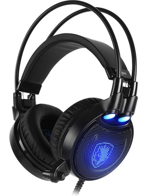 Sades SA-912 Octopus Plus USB Mikrofonlu Kablolu Rgb Titreşimli Stereo Oyun Kulaklığı - Siyah