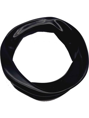 Angel Çanta Aksesuar Akrilik Kıvrımlı Model Tek Çanta Sapı Siyah Renk