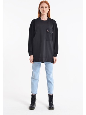 Nefise Oysho Sweatshirt - Siyah