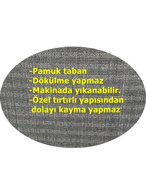 Nar Store Home Decoser 2005 Klasik Desen Kahverengi Kaymaz Pamuk Tabanlı Yıkanabilir Halı Kilim