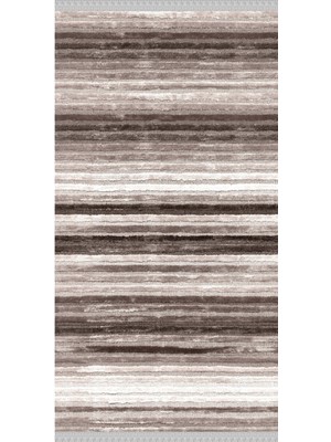 Nar Store Home Decoser 4032 Düz Bej Kaymaz Yıkanabilir Kilim